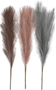 Pampasgræs - L 50 Cm - Sart Blå - Frosted Lilla - Gammel Rosa - 3 Stk./ 1 Bundt