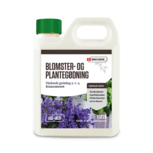 Valg af blomstergødning bør afhænge af, om der er tale om sommerblomster, stauder, krukkeplanter eller snitblomster