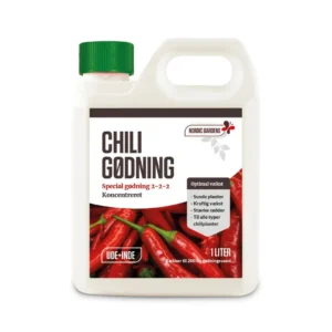 Chiligødning (eller chili-gødning) er vigtigt for at sikre en rig blomstring og mange frugter