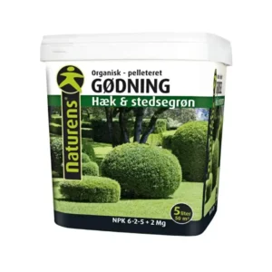 Hækgødning er vigtigt for at sikre en tæt, grøn og sund hæk