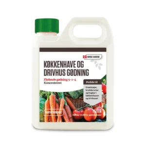 Køkkenhave gødning giver sunde planter, højt udbytte og grøntsager med god smag