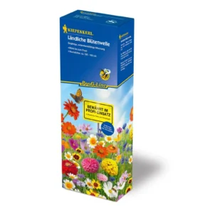 En frøblanding af markblomster kan skabe en lille eng fyldt af blomster, der tiltrækker insekter, sommerfugle og andre bestøvere