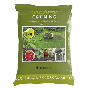 Organisk gødning stammer fra naturlige materialer som planterester, husdyrgødning, kompost og andre biologiske kilder